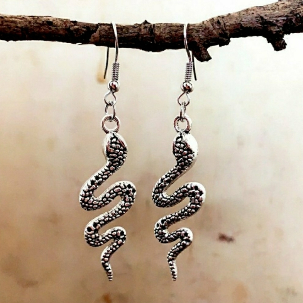 Cobra Snake Earrings